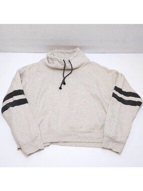 Fitz + Eddi Pullover Sweater Womens Measures 46" Large Turtleneck w/ Pull String